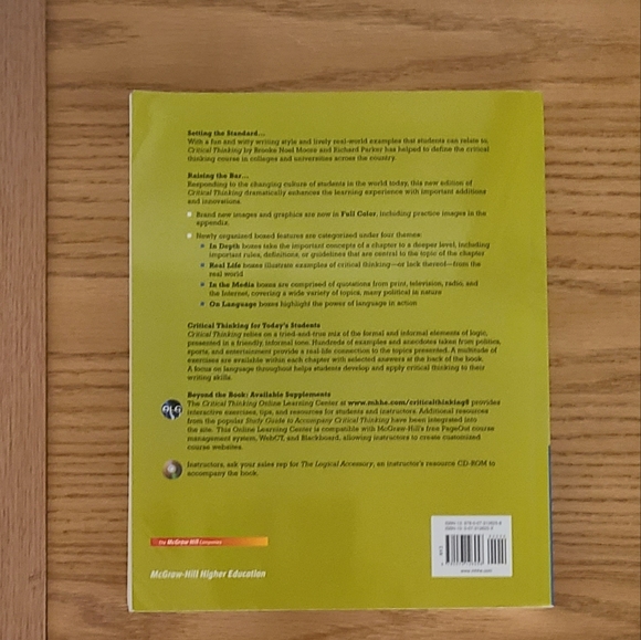 CRITICAL THINKING 8th Edition Textbook - Picture 8 of 8